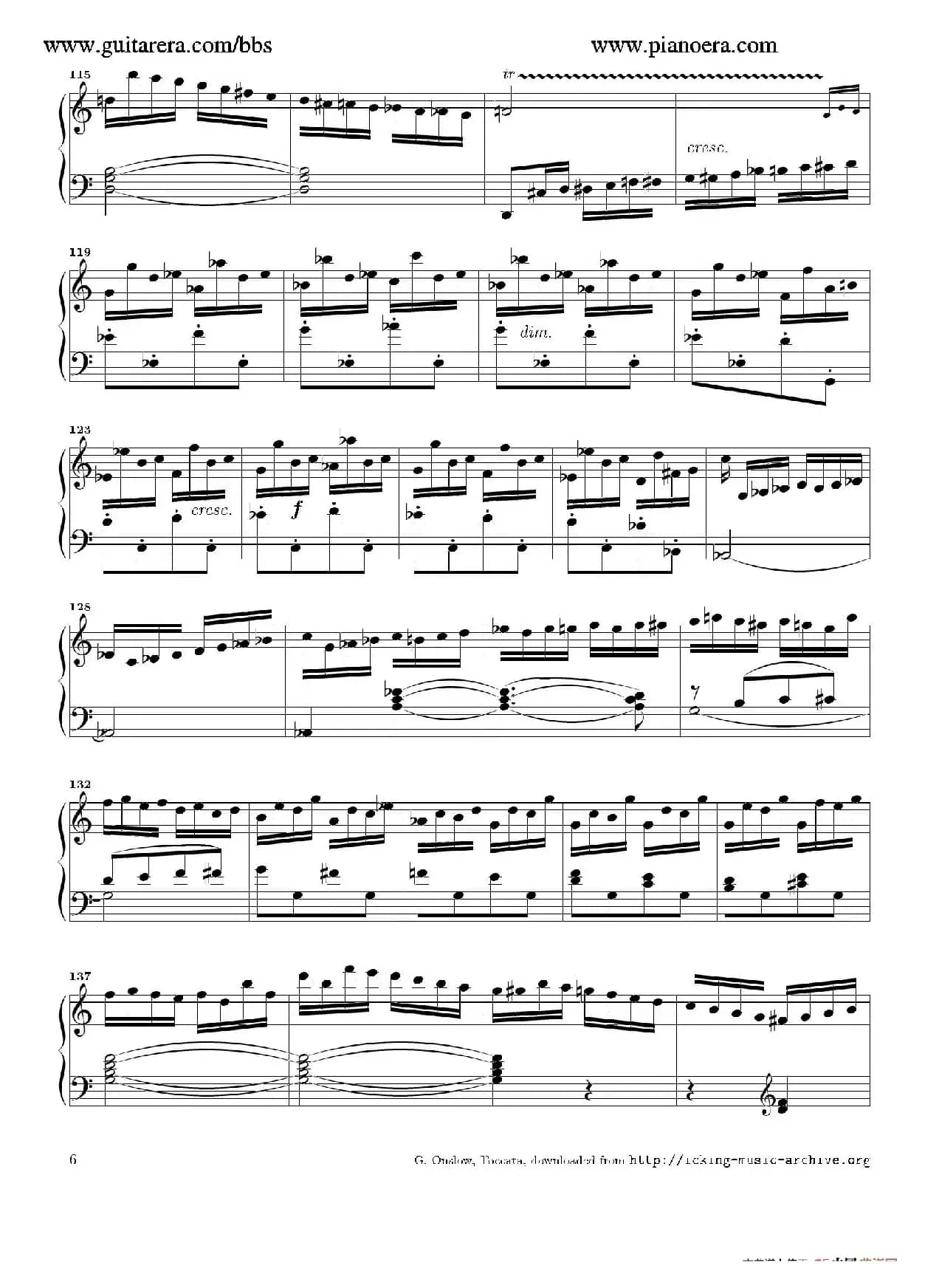 Toccata in C Major Op.6（C大调托卡塔）