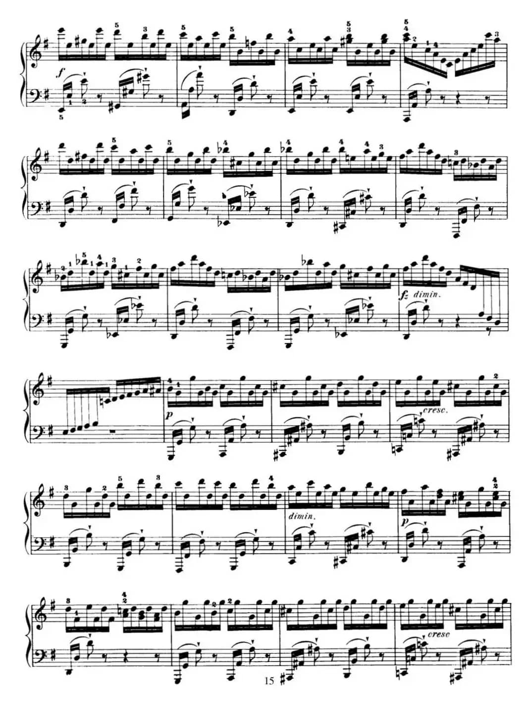 50首车尔尼Op.740钢琴手指灵巧技术练习曲（NO.20）