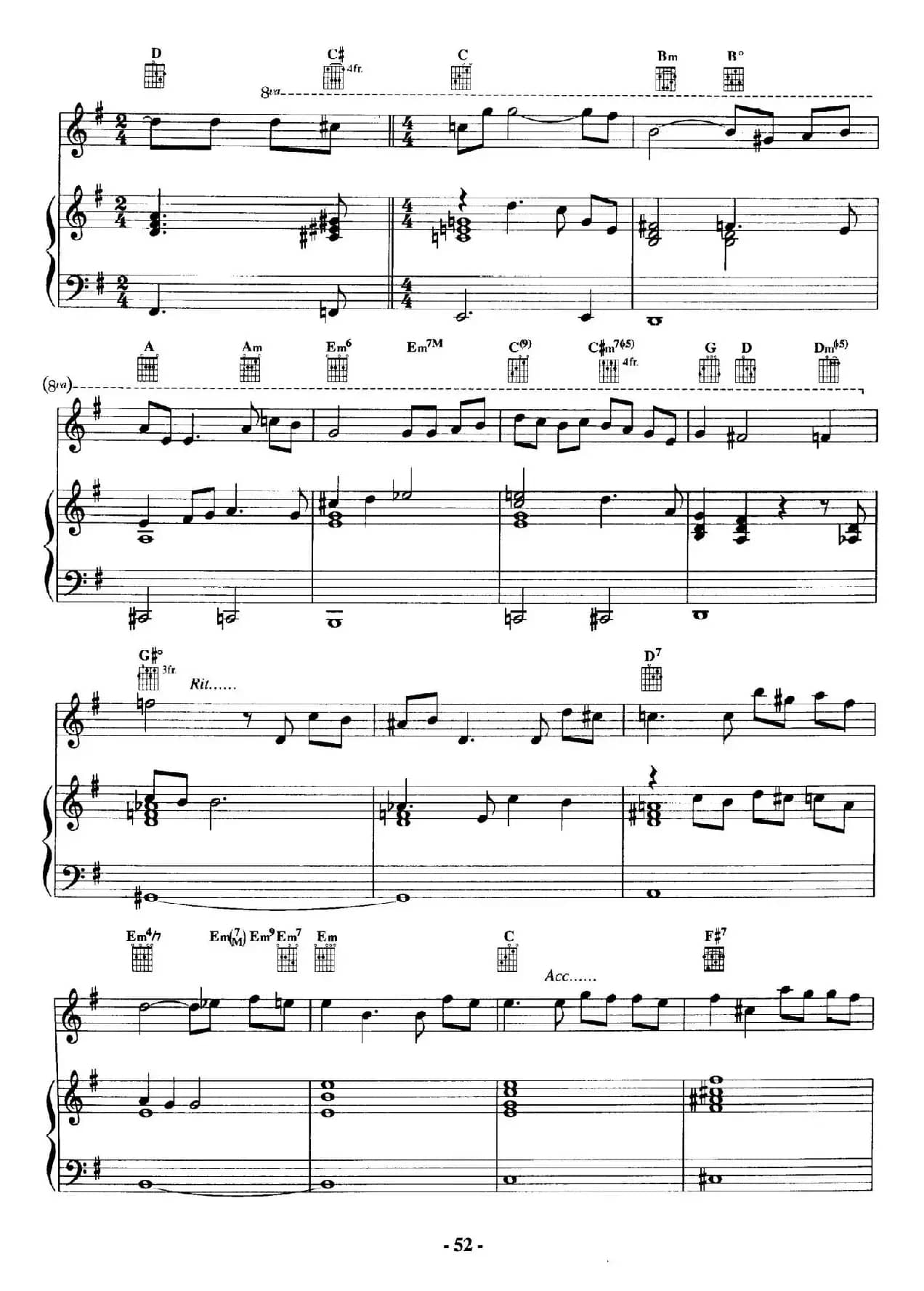 电影配乐大师莫瑞康最佳20首钢琴谱（Best of Ennio Morricone·15）