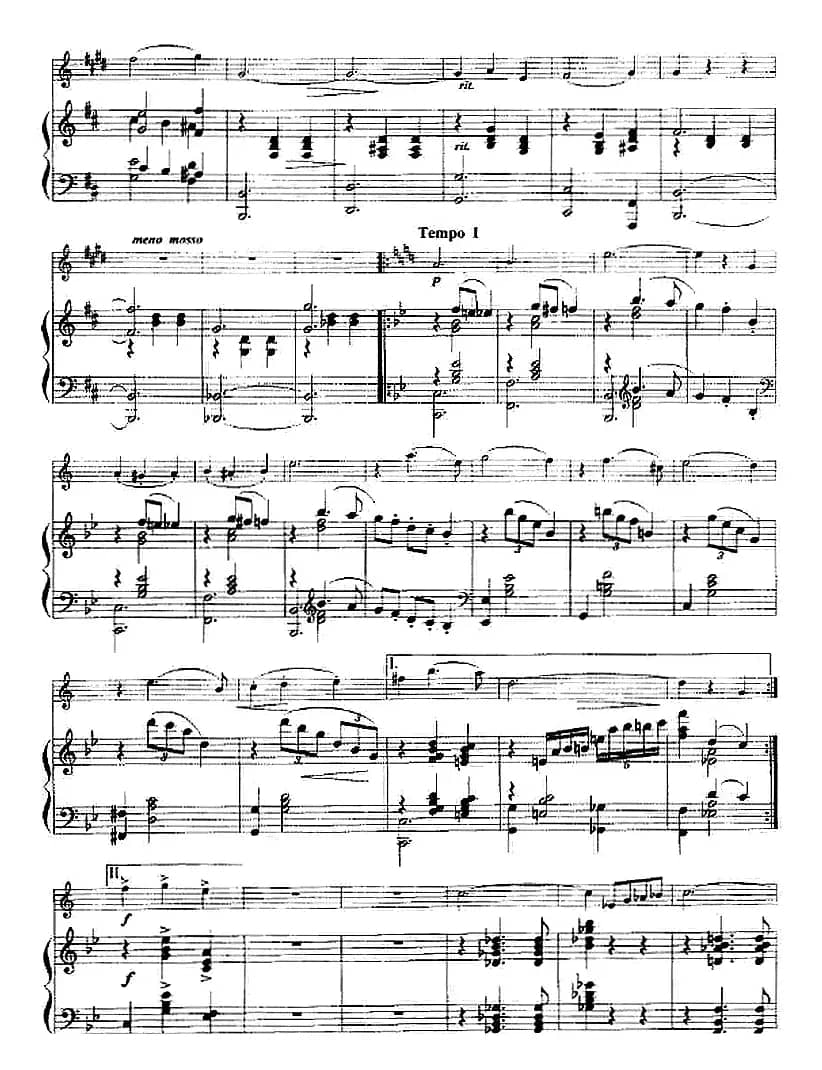 音乐会圆舞曲（小号+钢琴伴奏）