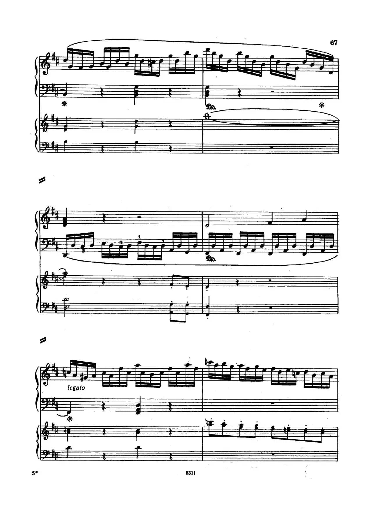 Concerto no 5 K 175 - 2 Piano（Ⅰ）