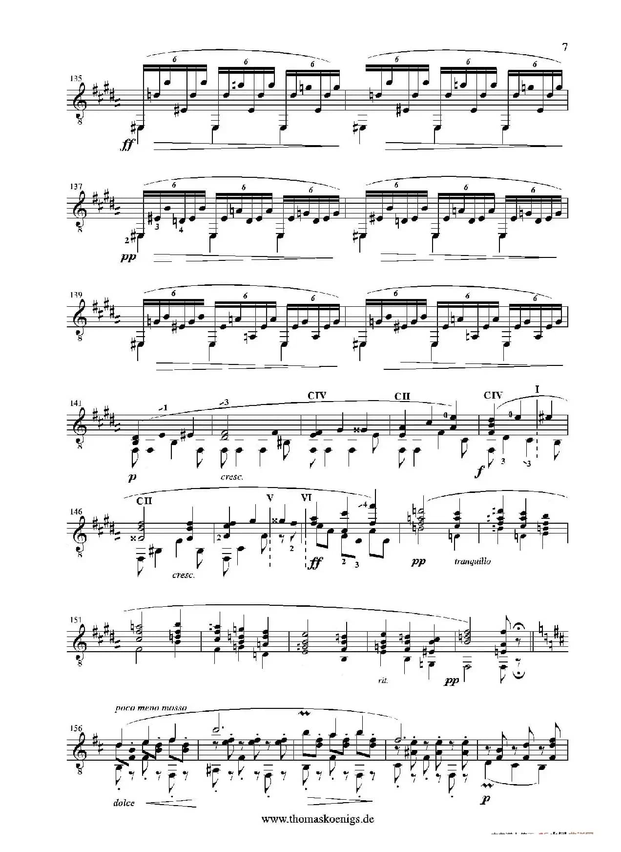 Cordoba op.232 NO.4（古典吉他）