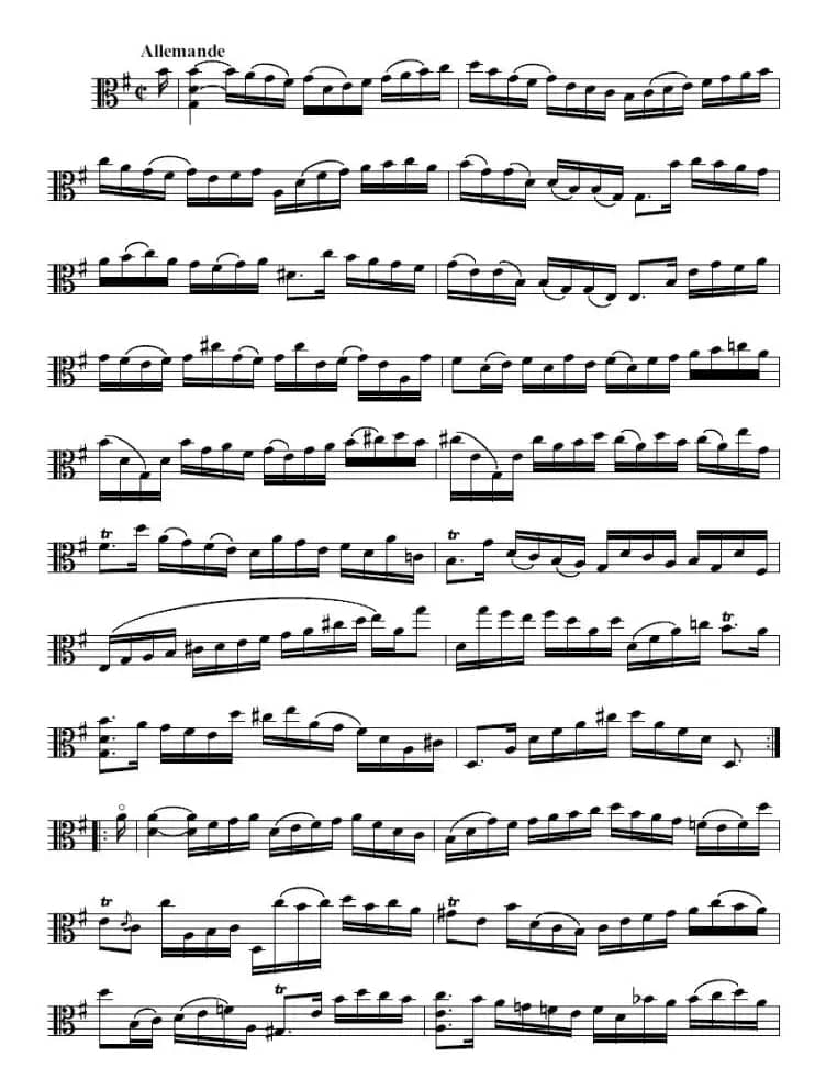 Bach《6 Suites》（巴赫《组曲》、中提琴）