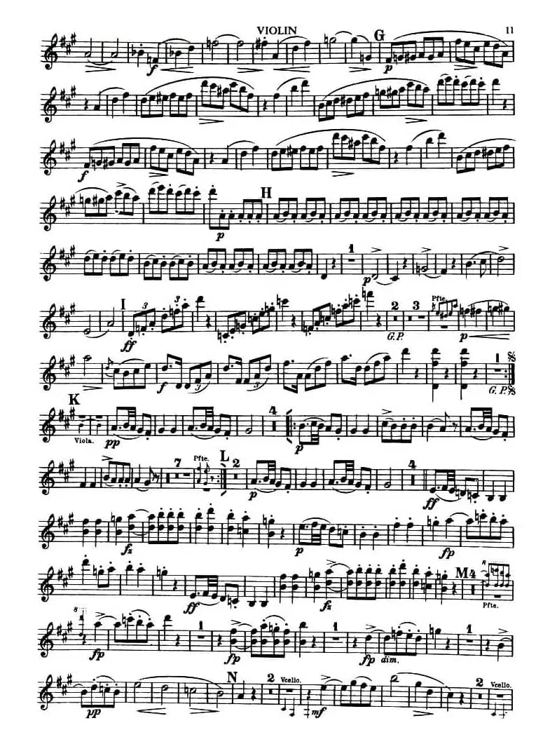 TROUT QUINTET（鳟鱼五重奏）（小提琴分谱）