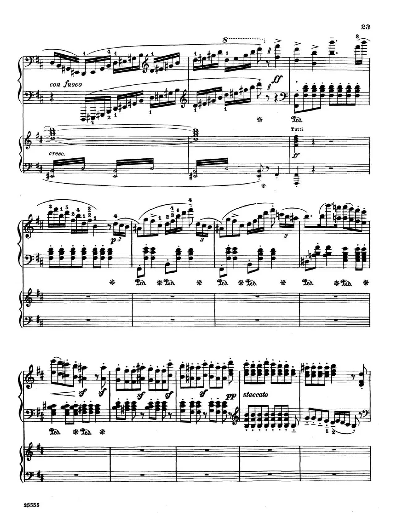 Capriccio Brillante in B Major Op.22（B大调华丽随想曲·双钢琴）