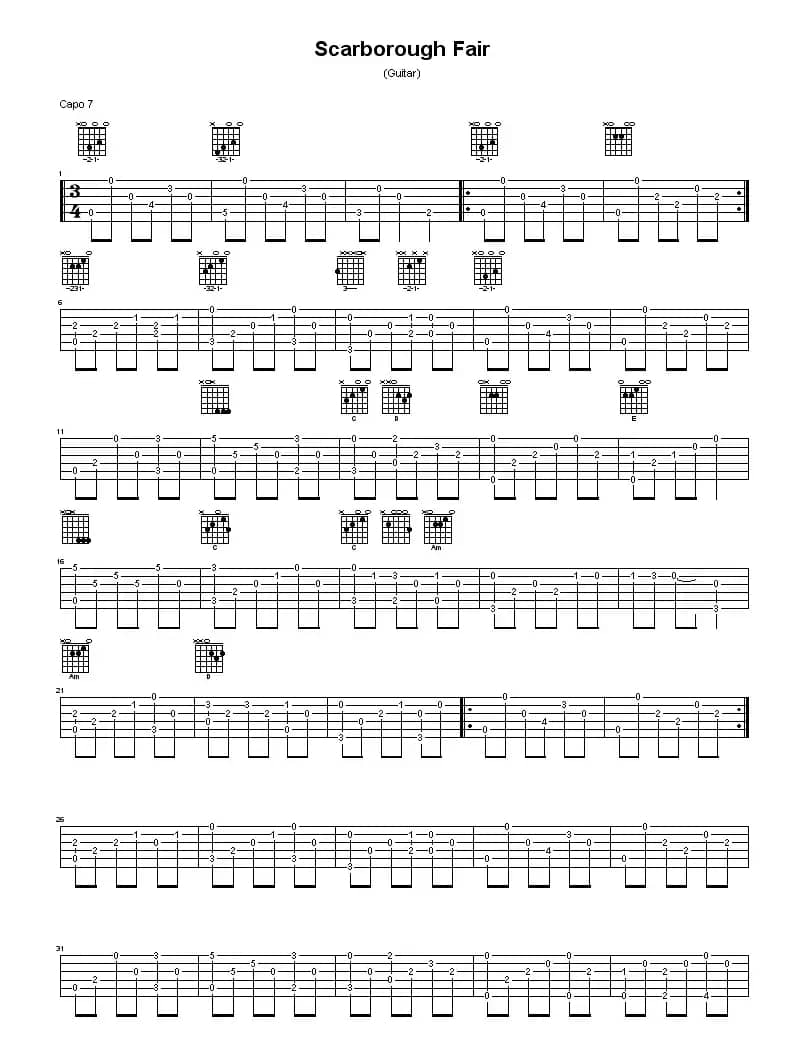 Scarborough Fair（独奏）