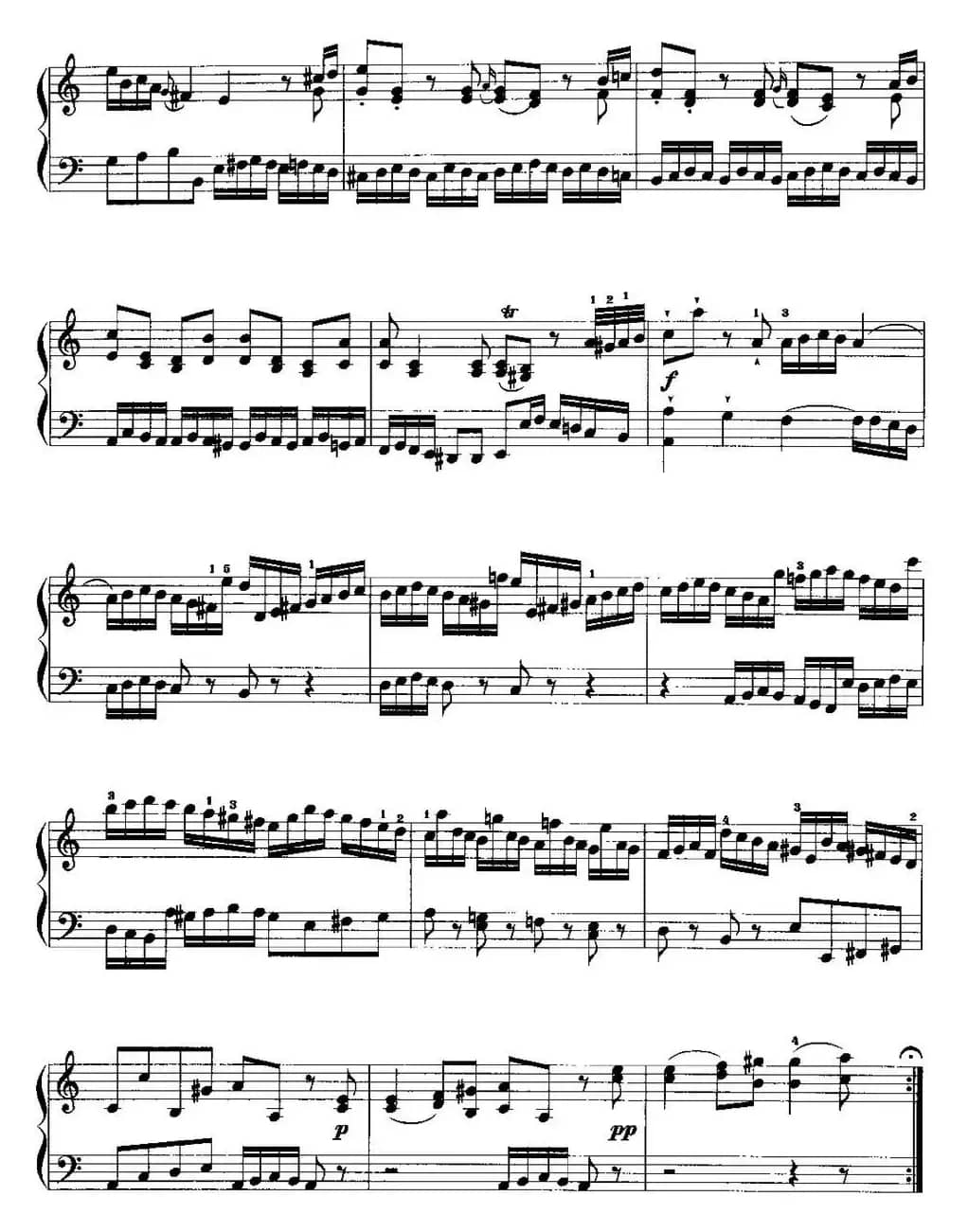 手风琴复调作品：小奏鸣曲第3号