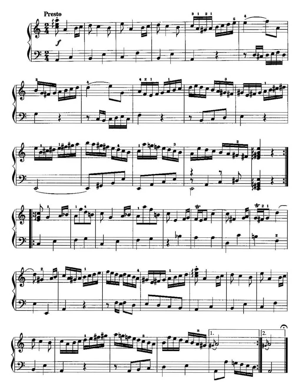 手风琴复调作品：小奏鸣曲第3号