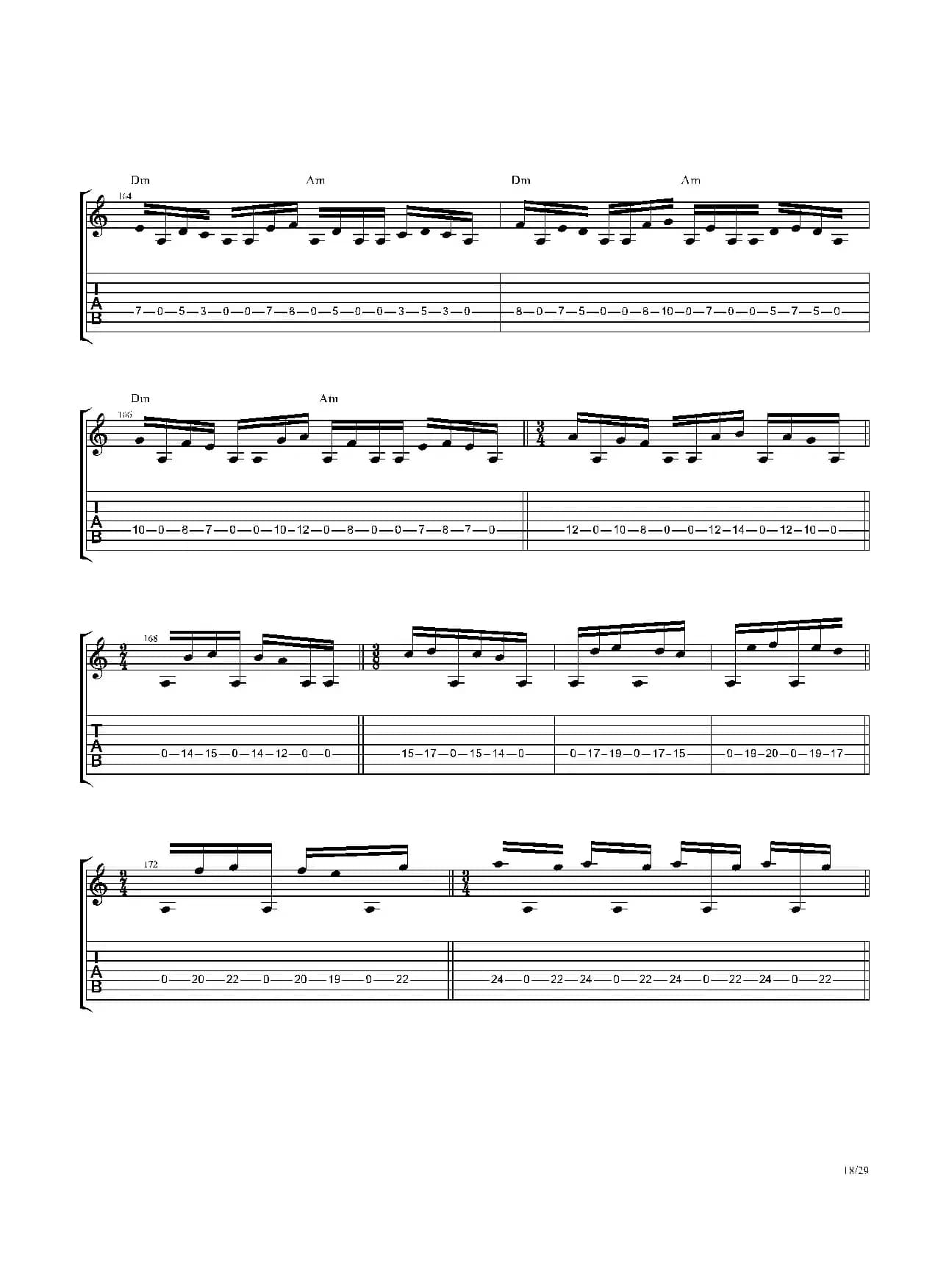 The Dance Of Eternity（吉他独奏）