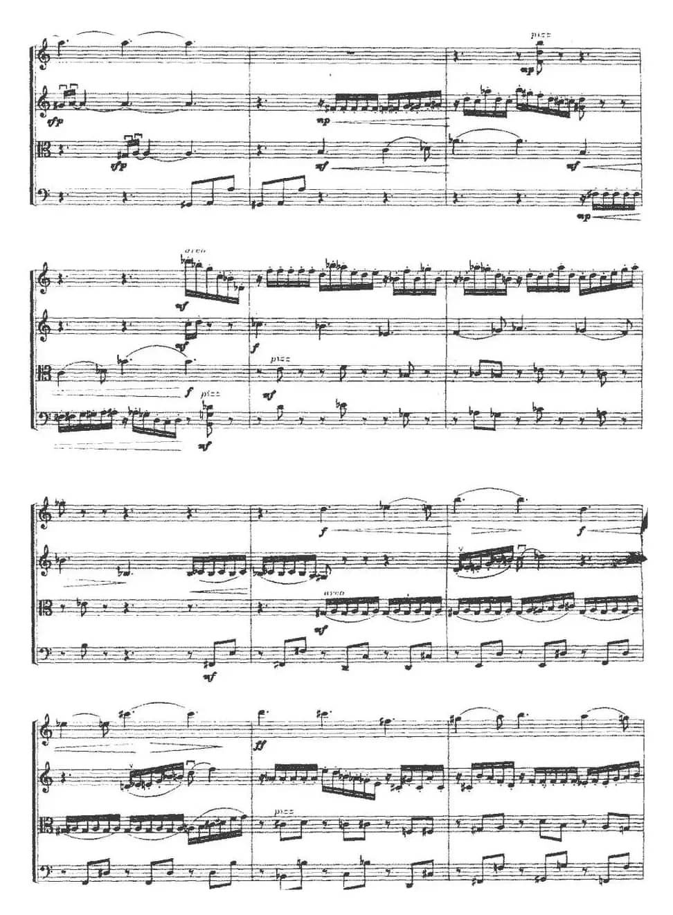 第一弦乐四重奏（丁冰作曲版）