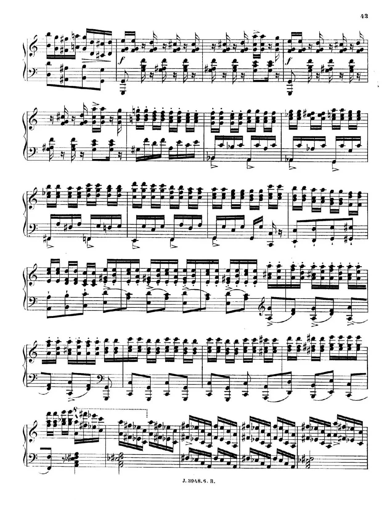 6 Etudes de Concert（6首音乐会练习曲·6）