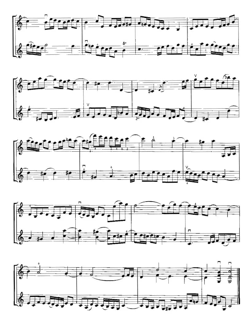 霍曼《小提琴基础教程》选曲：乡村婚礼（二重奏）