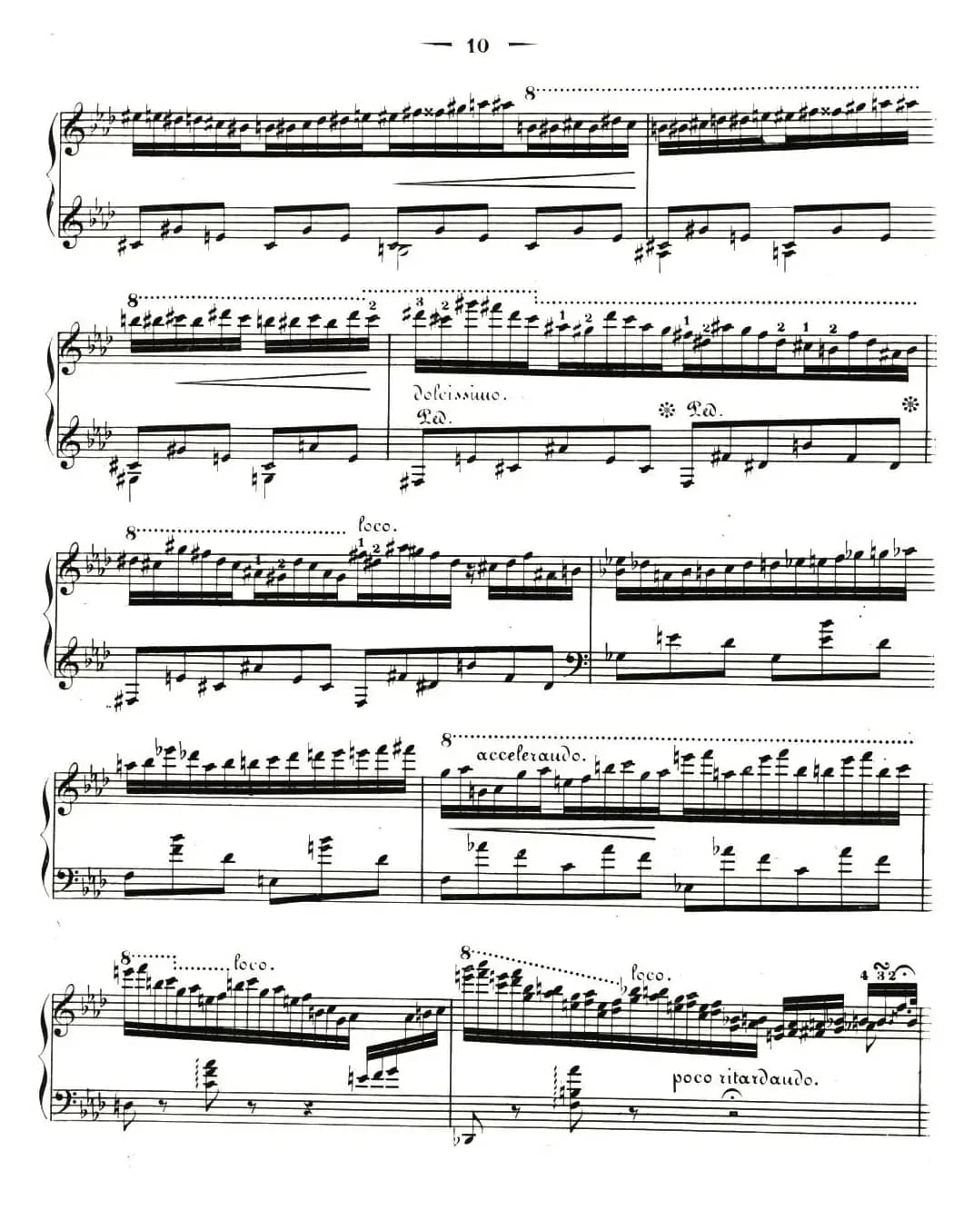 李斯特音乐会练习曲 S144（2 轻盈 f小调 S144 La leggierezza F minor）