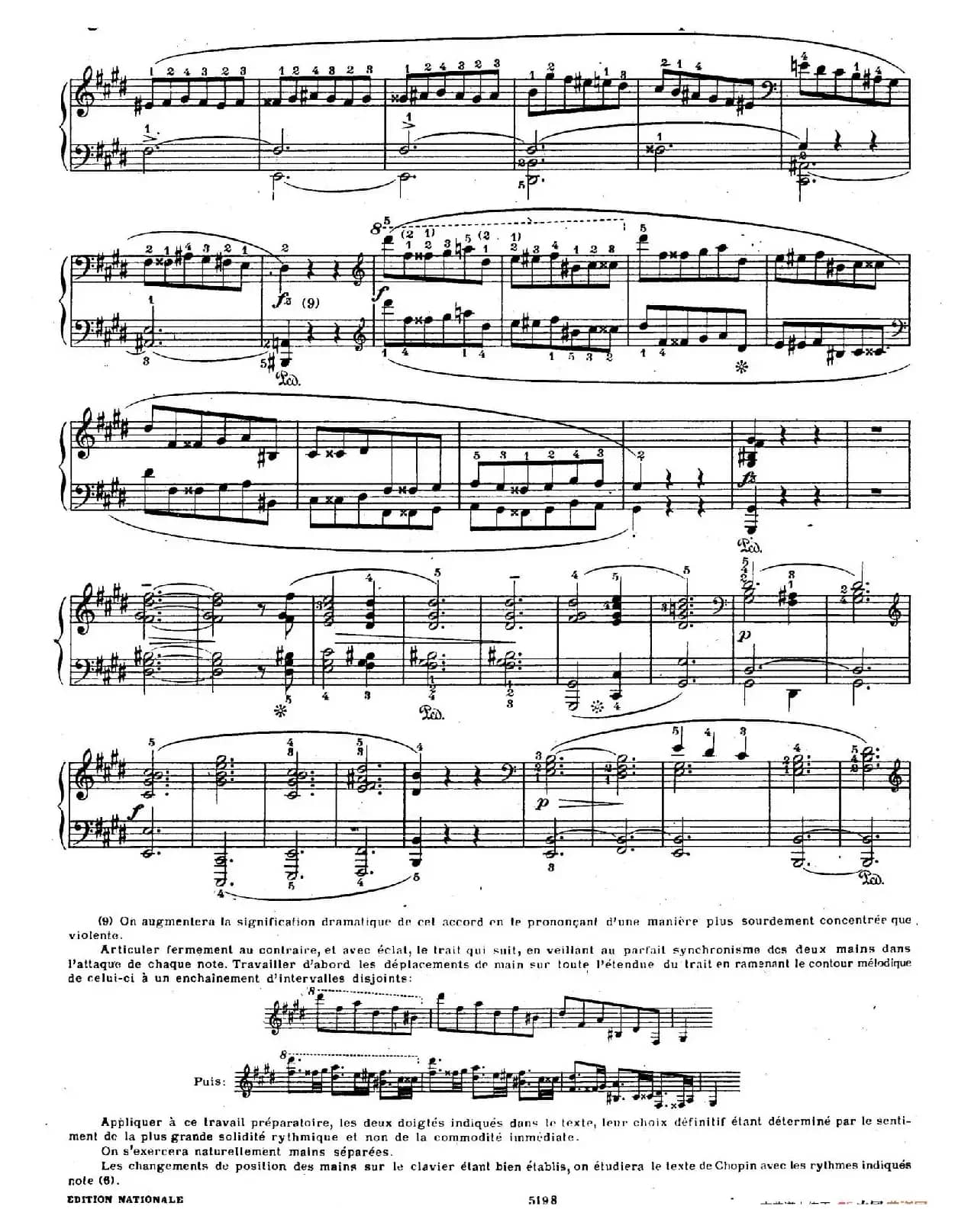 Scherzo No.4 in E Major Op.54(E大调第四谐谑曲·柯尔托教学版)