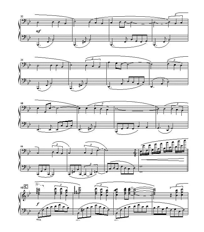 听海（涂惠源作曲、理查钮记谱）