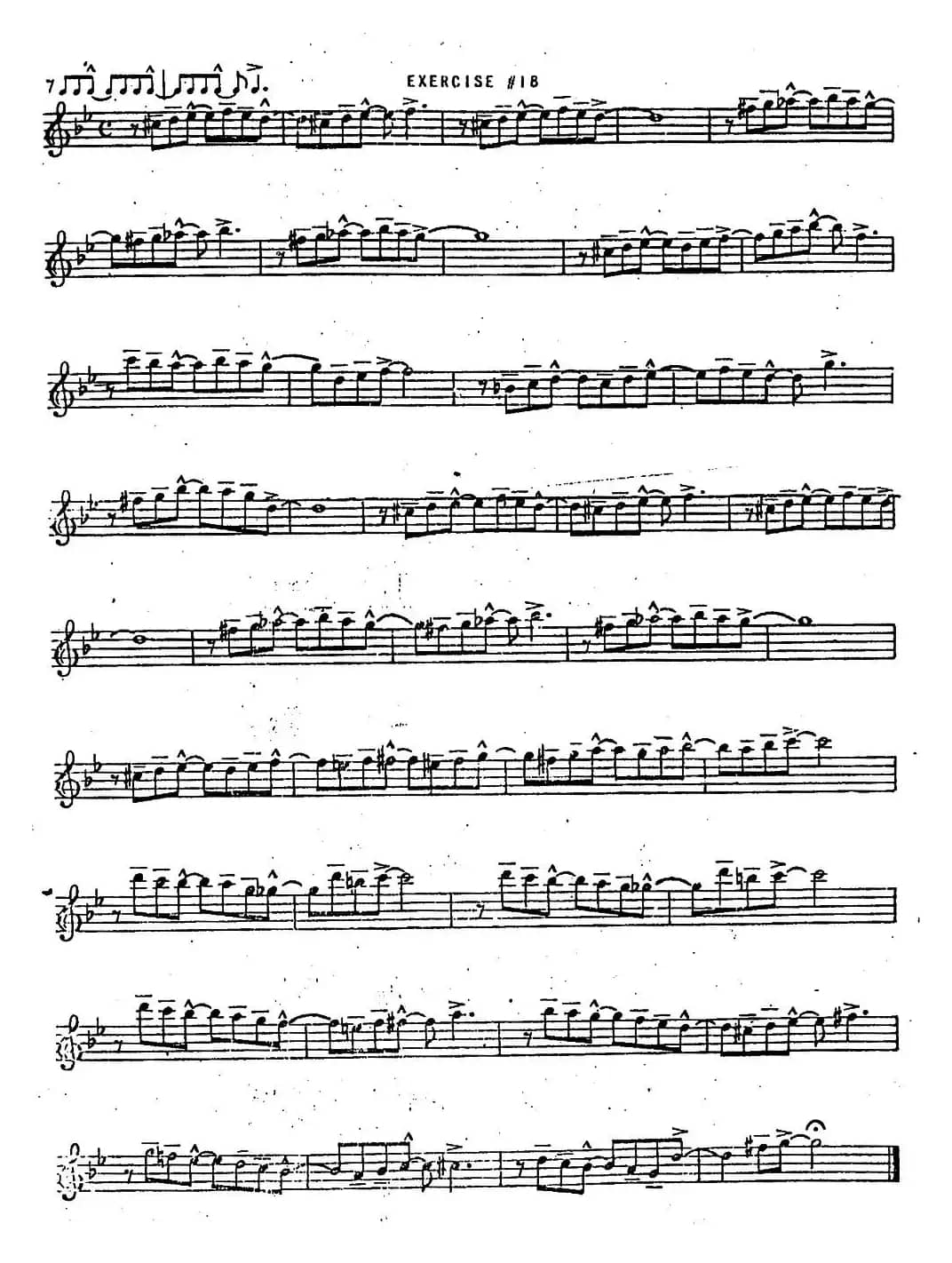 Intermediate Jazz Conception by Lennie Niehaus（20 Jazz Exercises）