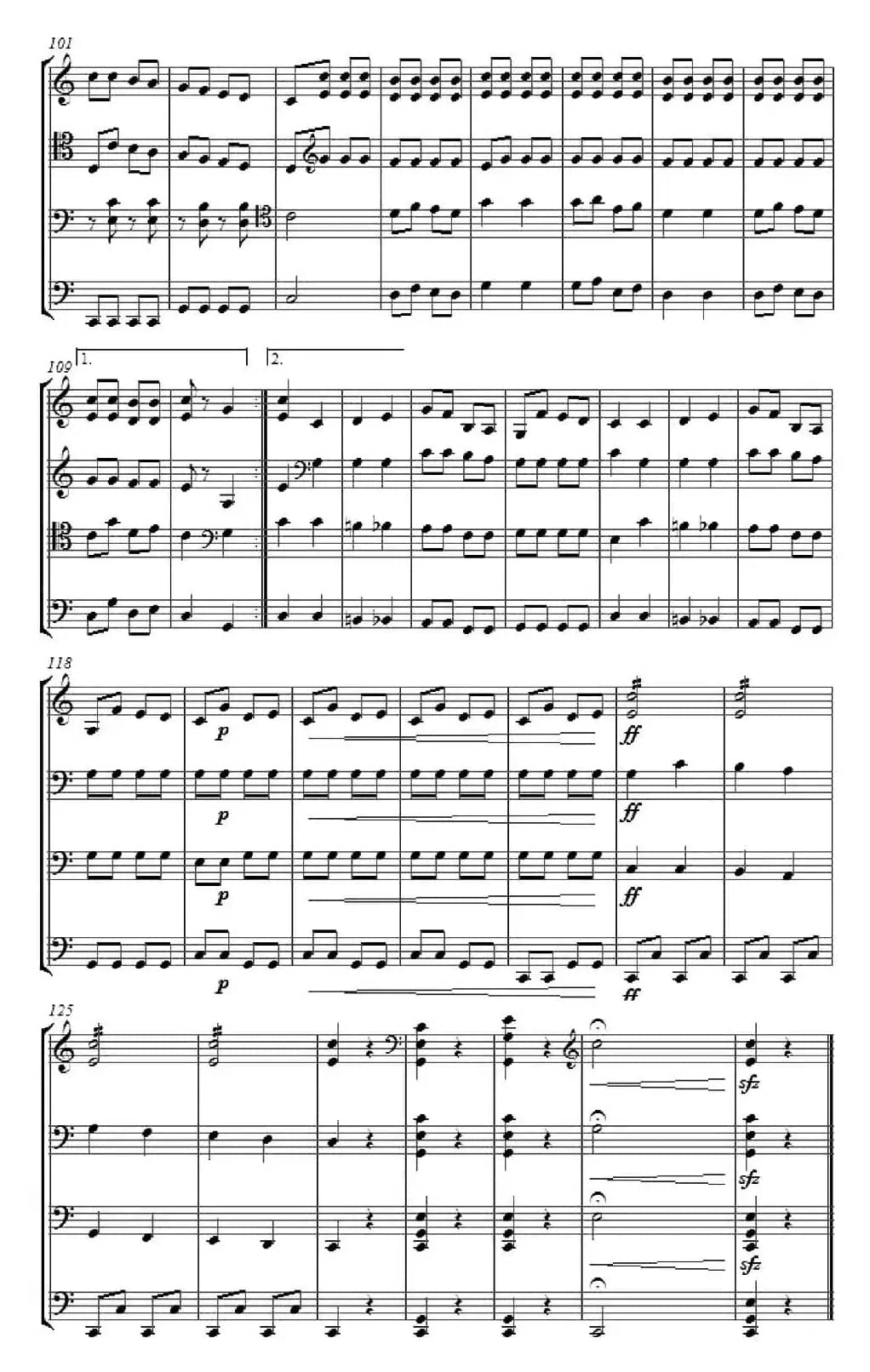 Can Can for Cello Quartet（康康舞曲大提琴四重奏）