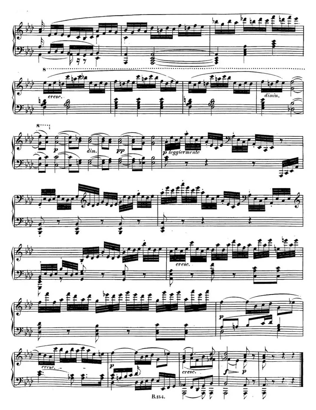 贝多芬钢琴奏鸣曲31 降A大调 Op.110 A-flat major