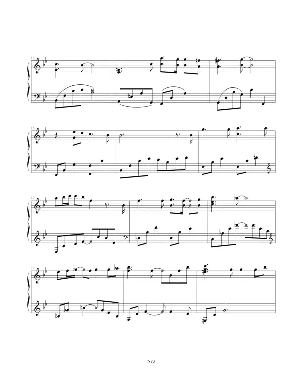 第一次（韩剧《冬日恋歌》插曲）（剑心制谱版）