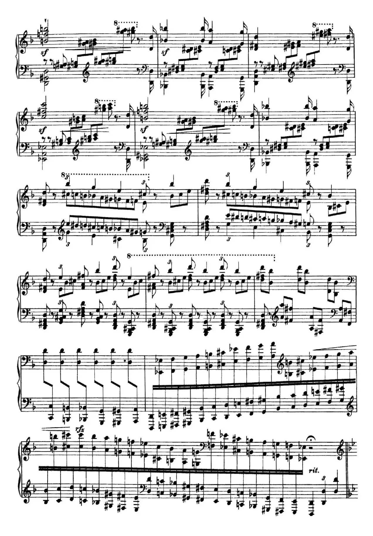 12 Etudes d'execution Transcendante S.139（12首超技练习曲·4）