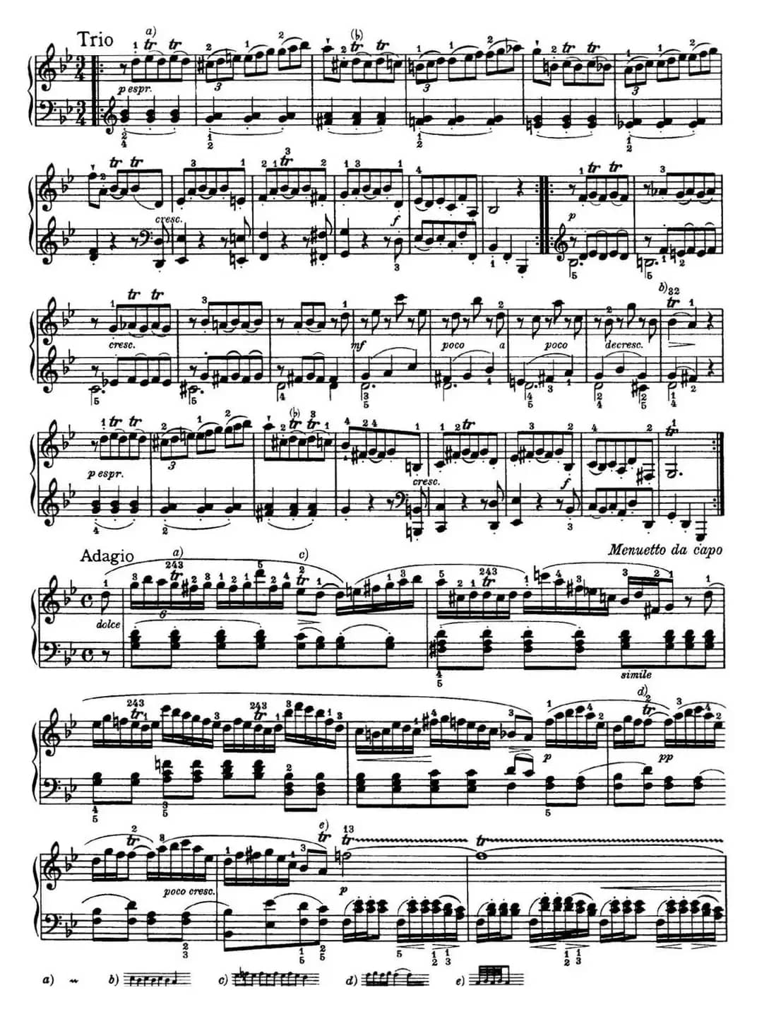 海顿 钢琴奏鸣曲 Hob XVI 6 Partita G major