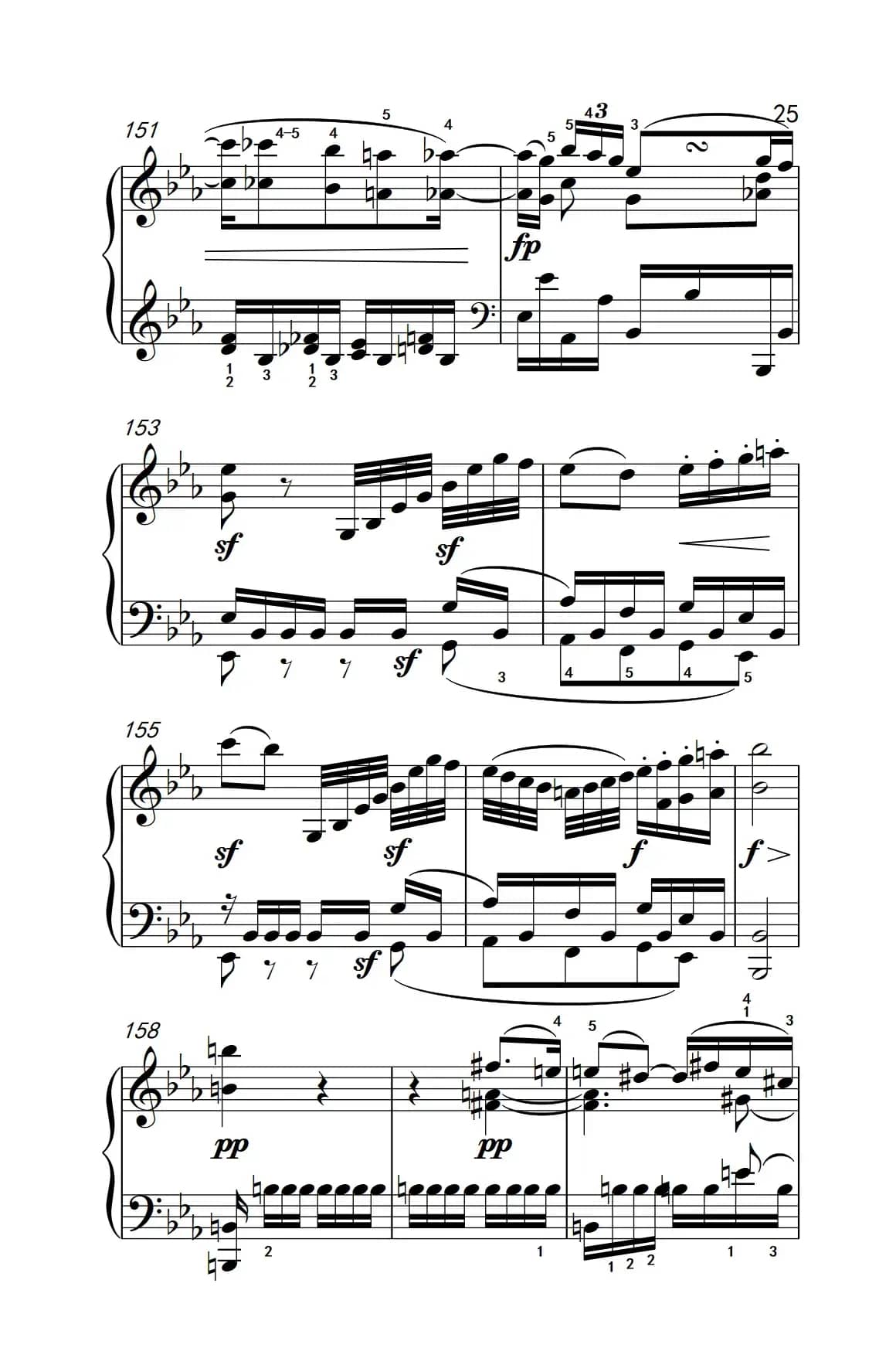 奏鸣曲 Opus 7 第四乐章（贝多芬奏鸣曲集 2）