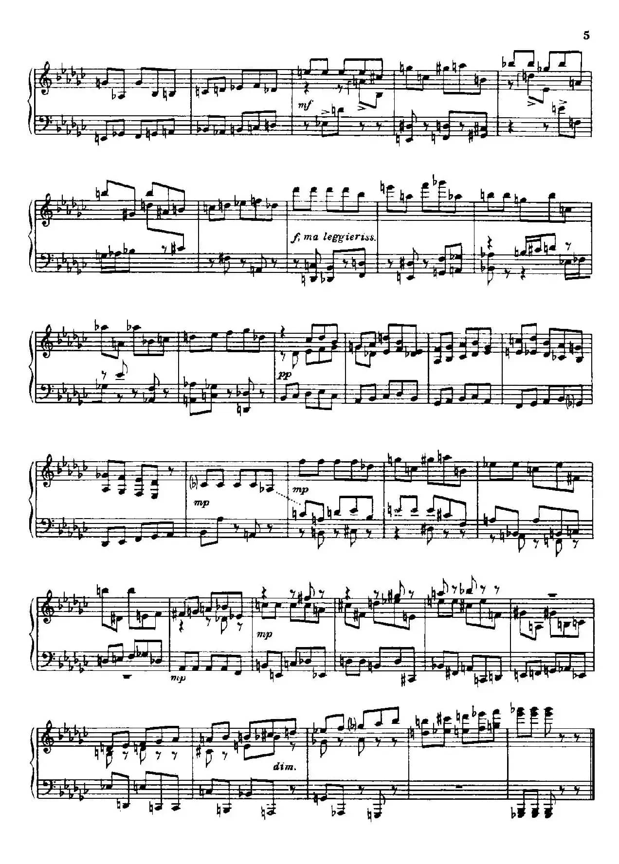 24 Preludes and Fugues Part.2 Op.45（24首前奏曲与赋格·第二部分·13）