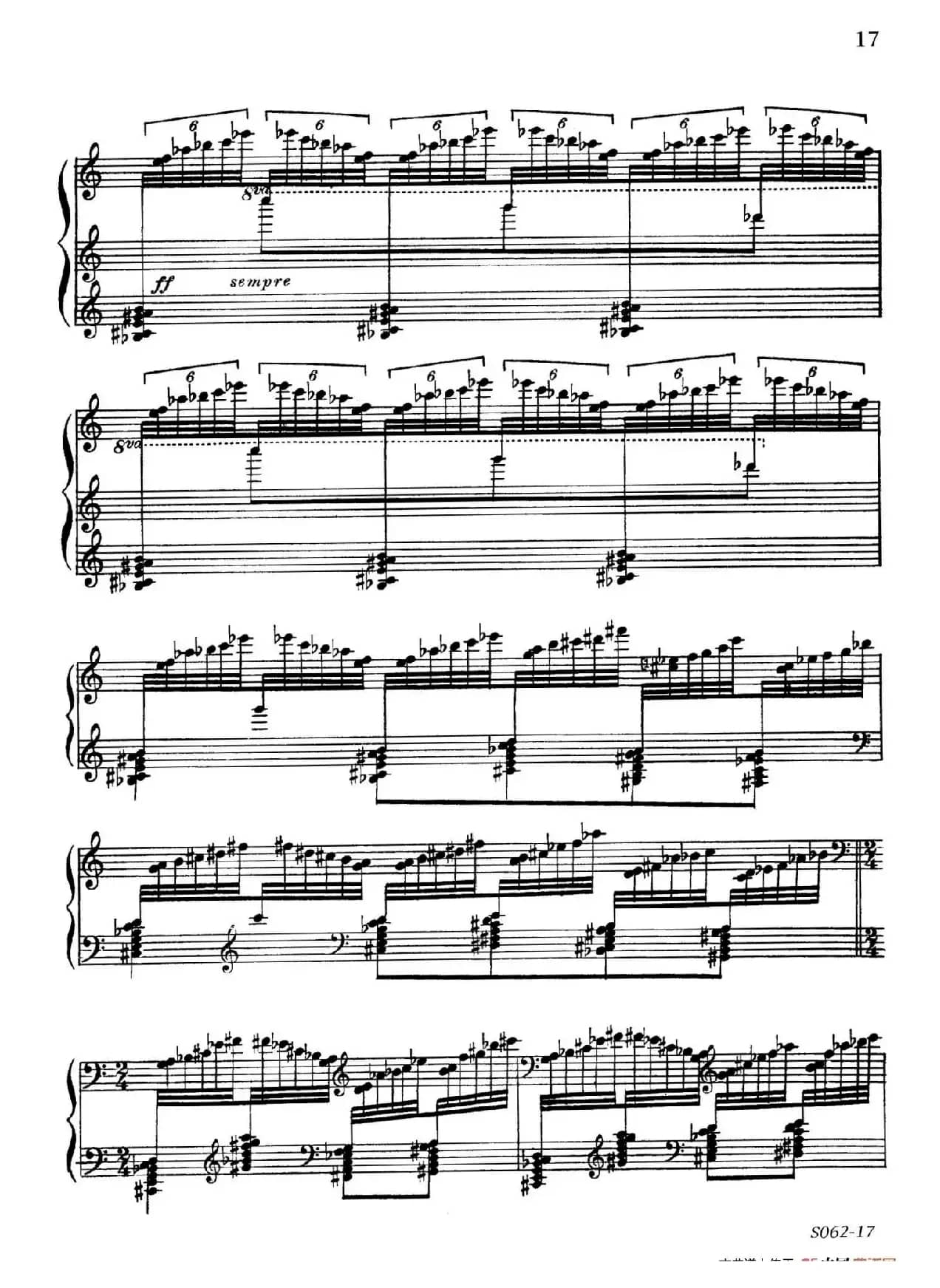 Arabesques Op.42(阿拉伯风格曲 9. 呼啸肆虐的风 )