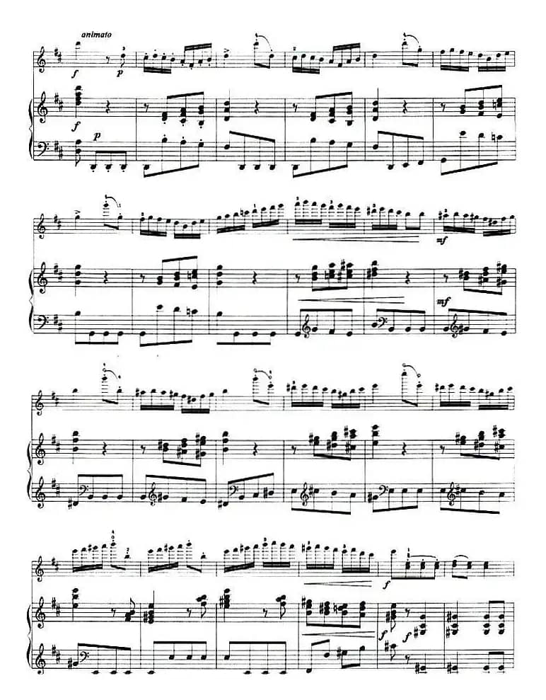 第一回旋曲（Rondo No.1、小提琴+钢琴伴奏）