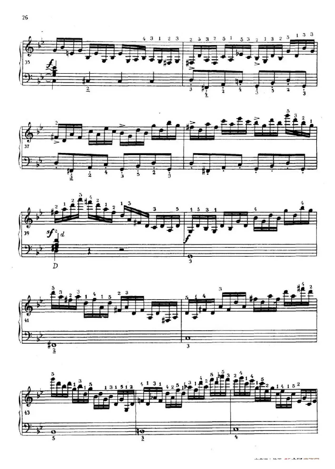 《车尔尼手风琴练习曲集》第Ⅳ册（第3——5首）