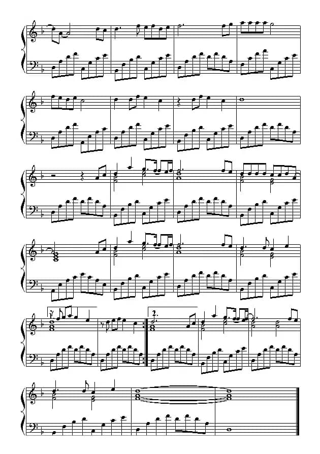 星语心愿（《大众乐谱》制谱版）