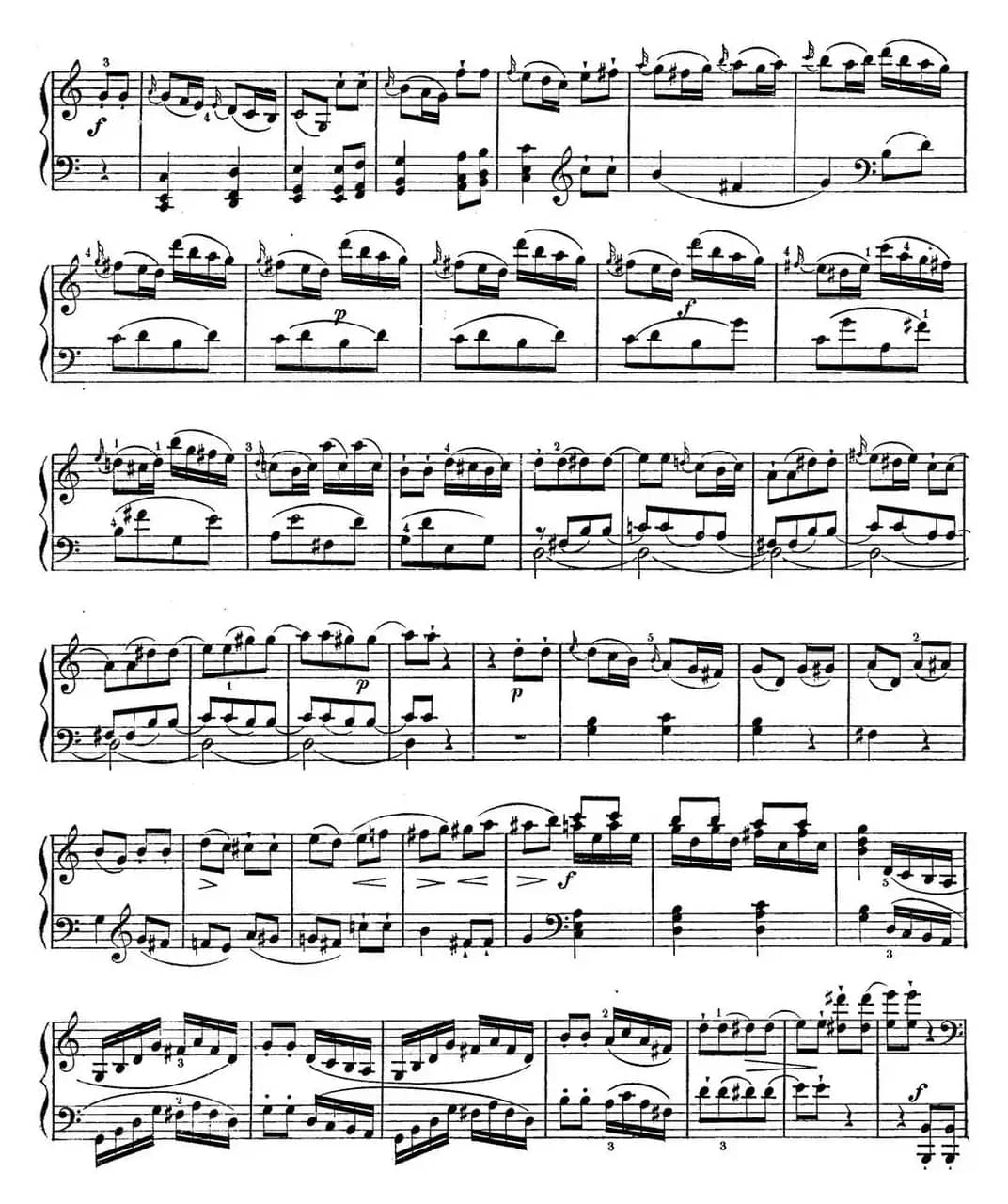 海顿 钢琴奏鸣曲 Hob XVI 48 in C major