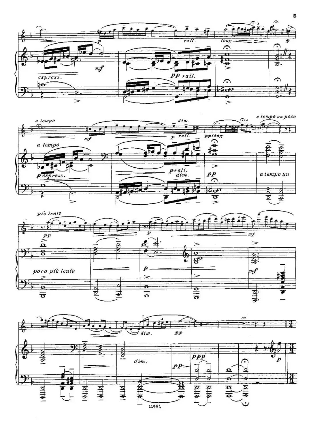 Fantaisies nationales. Suedois.（Op.59 No.4）（长笛+钢琴伴奏）