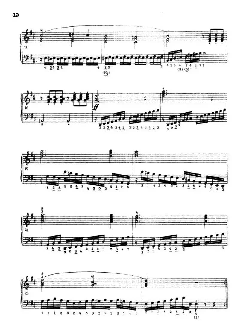 《车尔尼手风琴练习曲集》第Ⅲ册（P1—25）