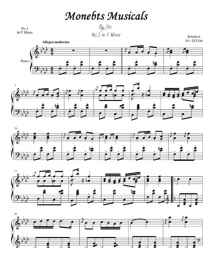 音乐的瞬间第三首