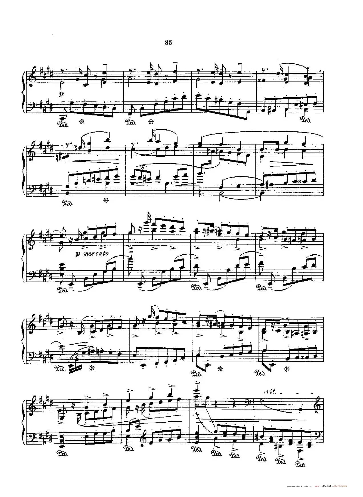 53首以肖邦练习曲为素材而作的练习曲（No.34）