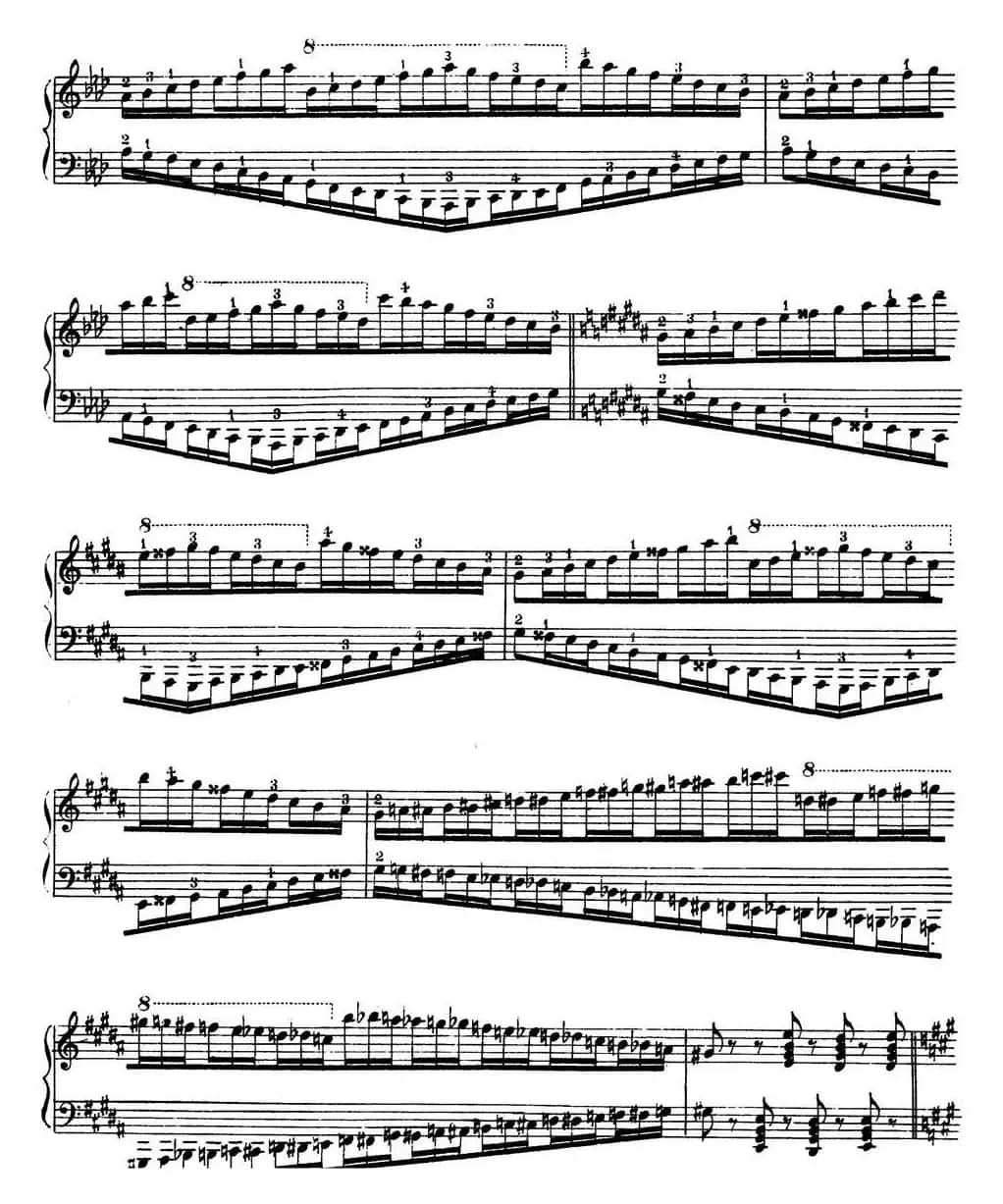 Technical Exercises S.146（李斯特钢琴技巧练习 BOOK Ⅳ）