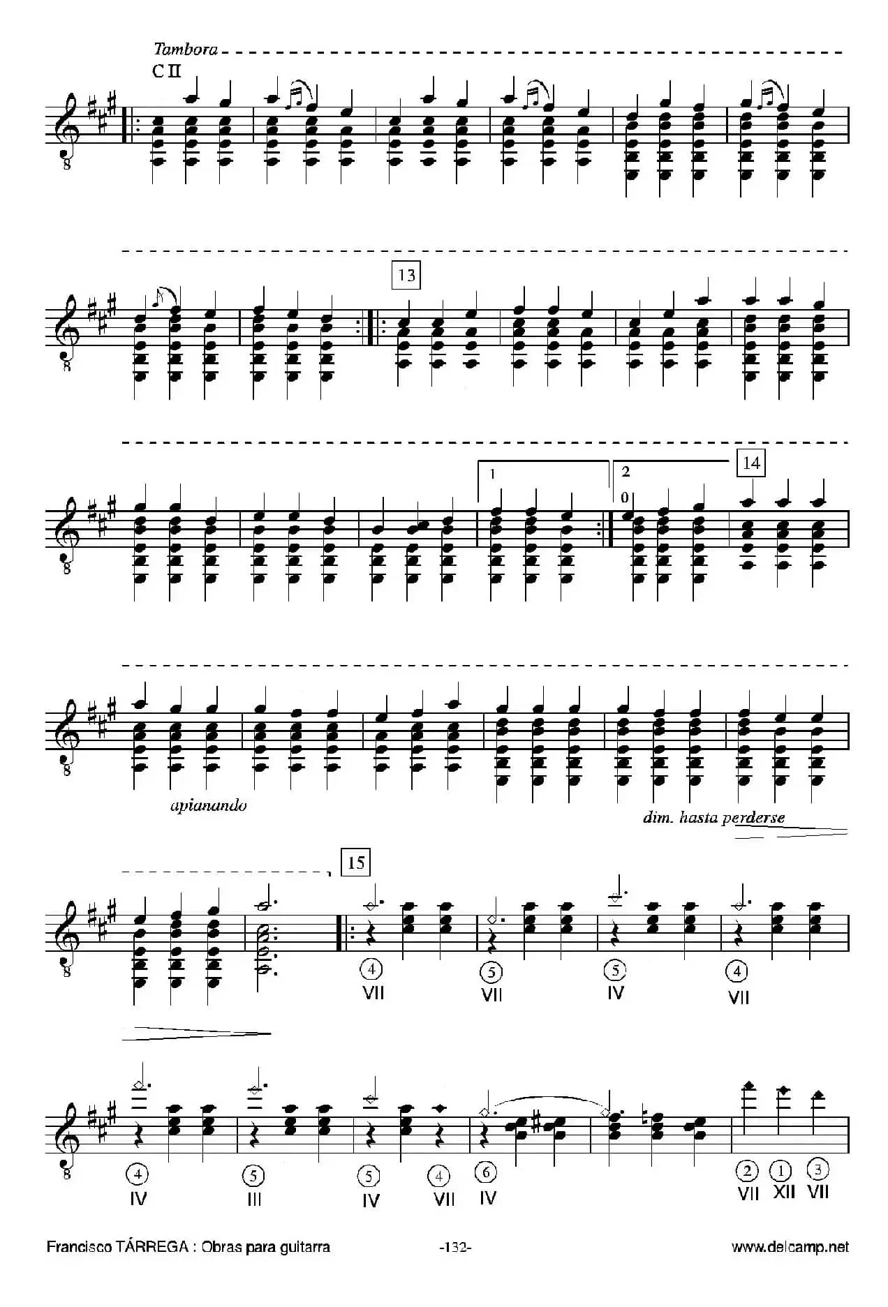 《塔雷加作品全集》第7部分（古典吉他）