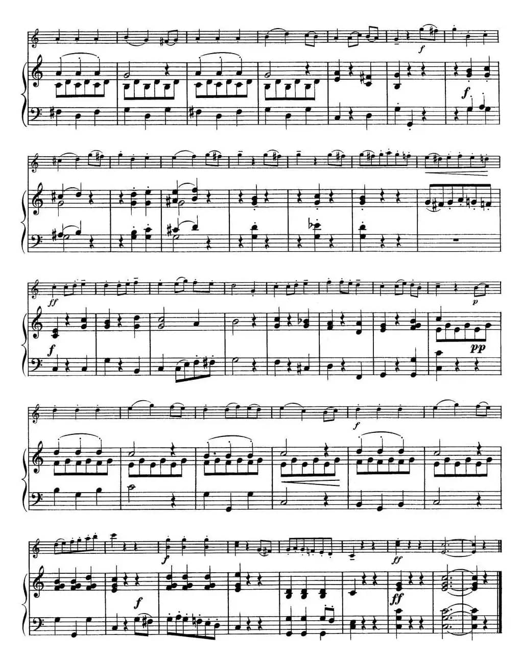 25首小提琴曲合集：Scherzo.（M. KLASSERT. Op.32，No.3）（小提琴+钢琴伴奏）