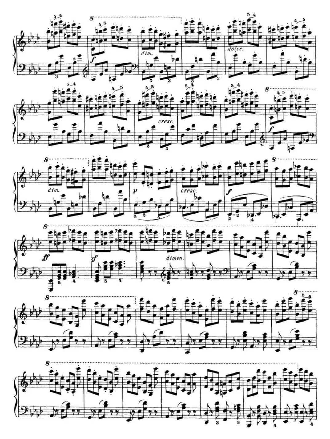 50首车尔尼Op.740钢琴手指灵巧技术练习曲（NO.33）