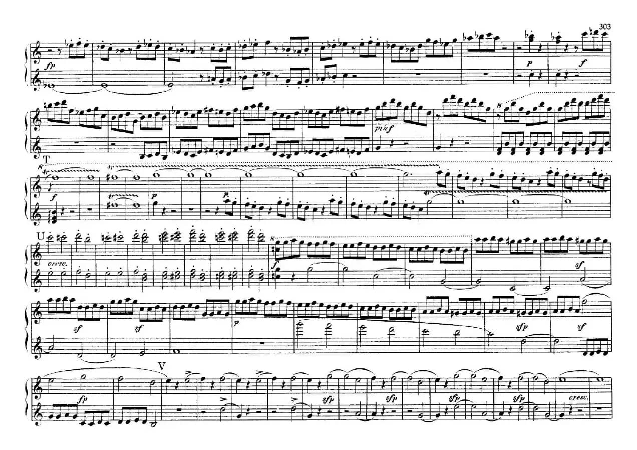 String Quartet No.9 in C Major Op.59-3 - 4 Hands（C大调第九弦乐四重奏·四手联弹）