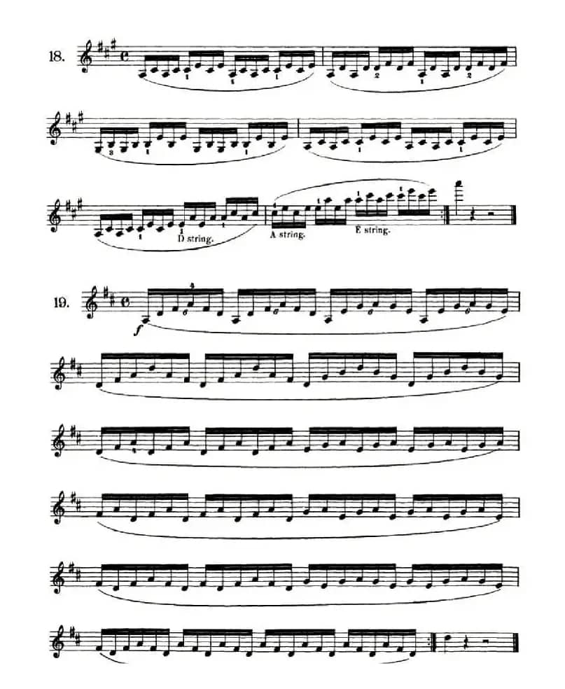 School of Mechanism, Op. 74（小提琴技巧练习13——22）