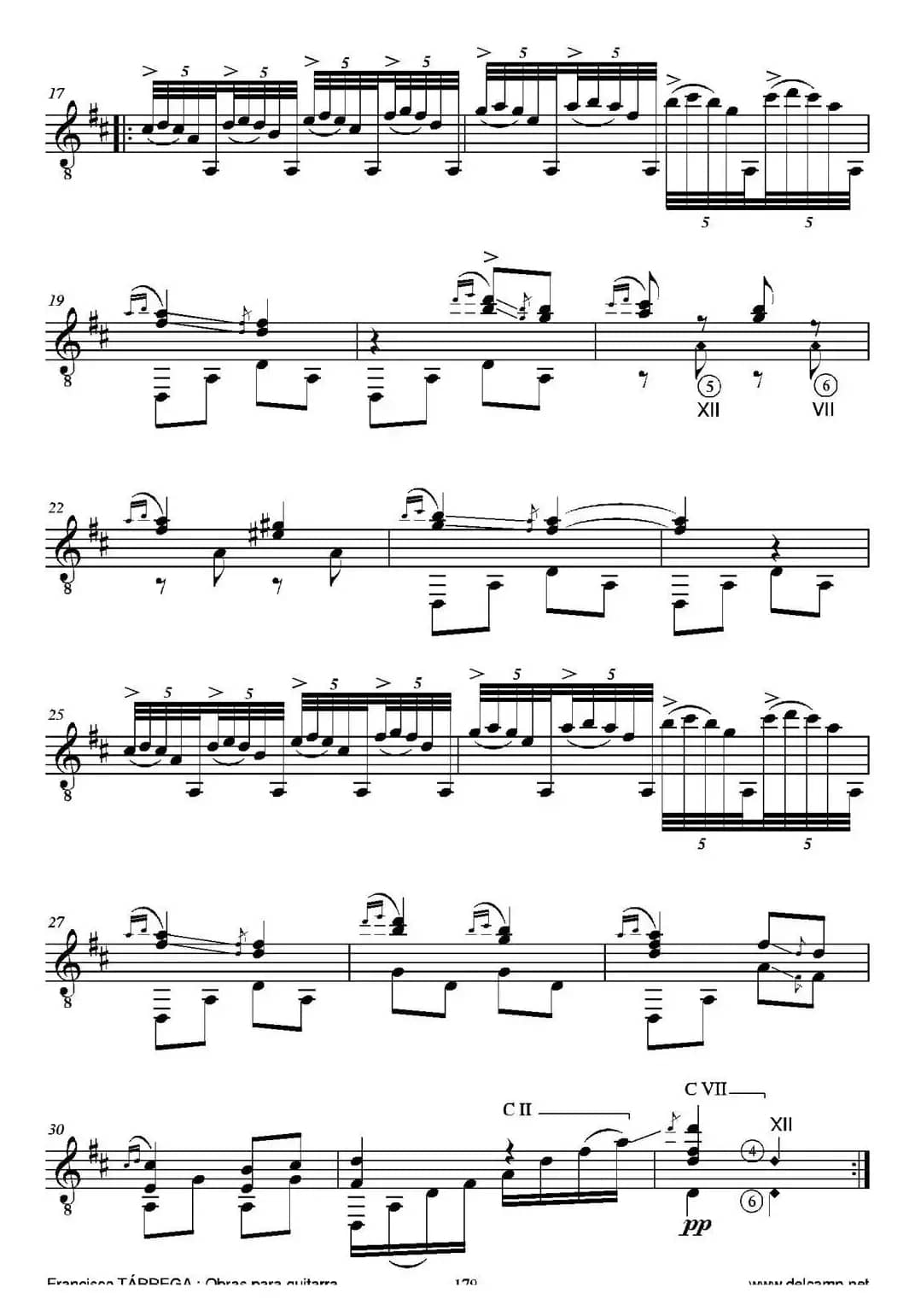 EL COLUMPIO(En re mayor)(古典吉他)