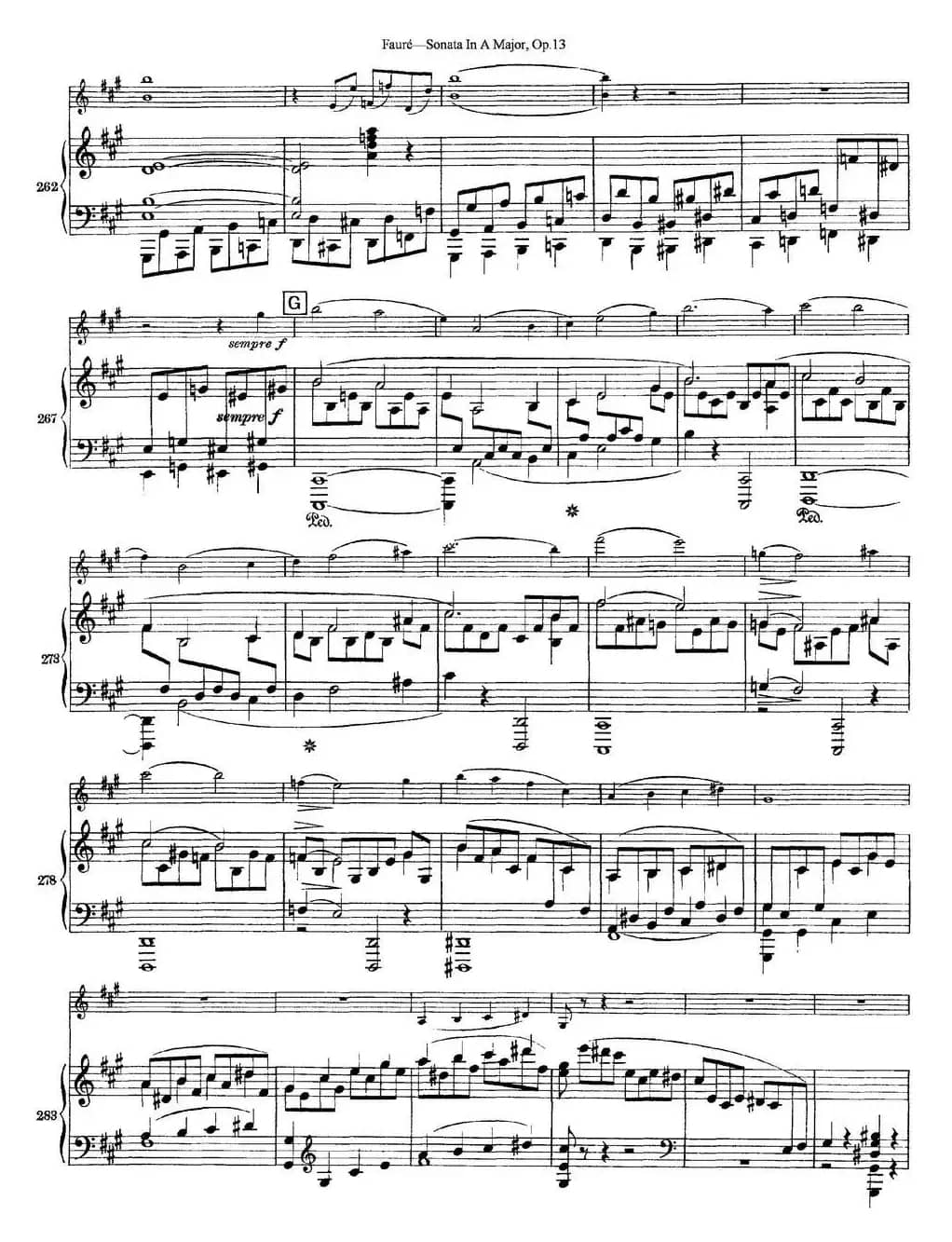 Violin Sonata No.1 Op.13（小提琴+钢琴伴奏）