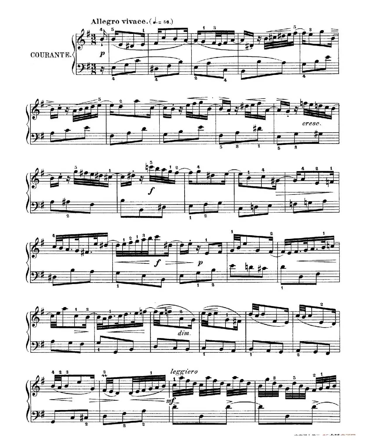 Six Partitas BWV 825-830（6首帕蒂塔·6）