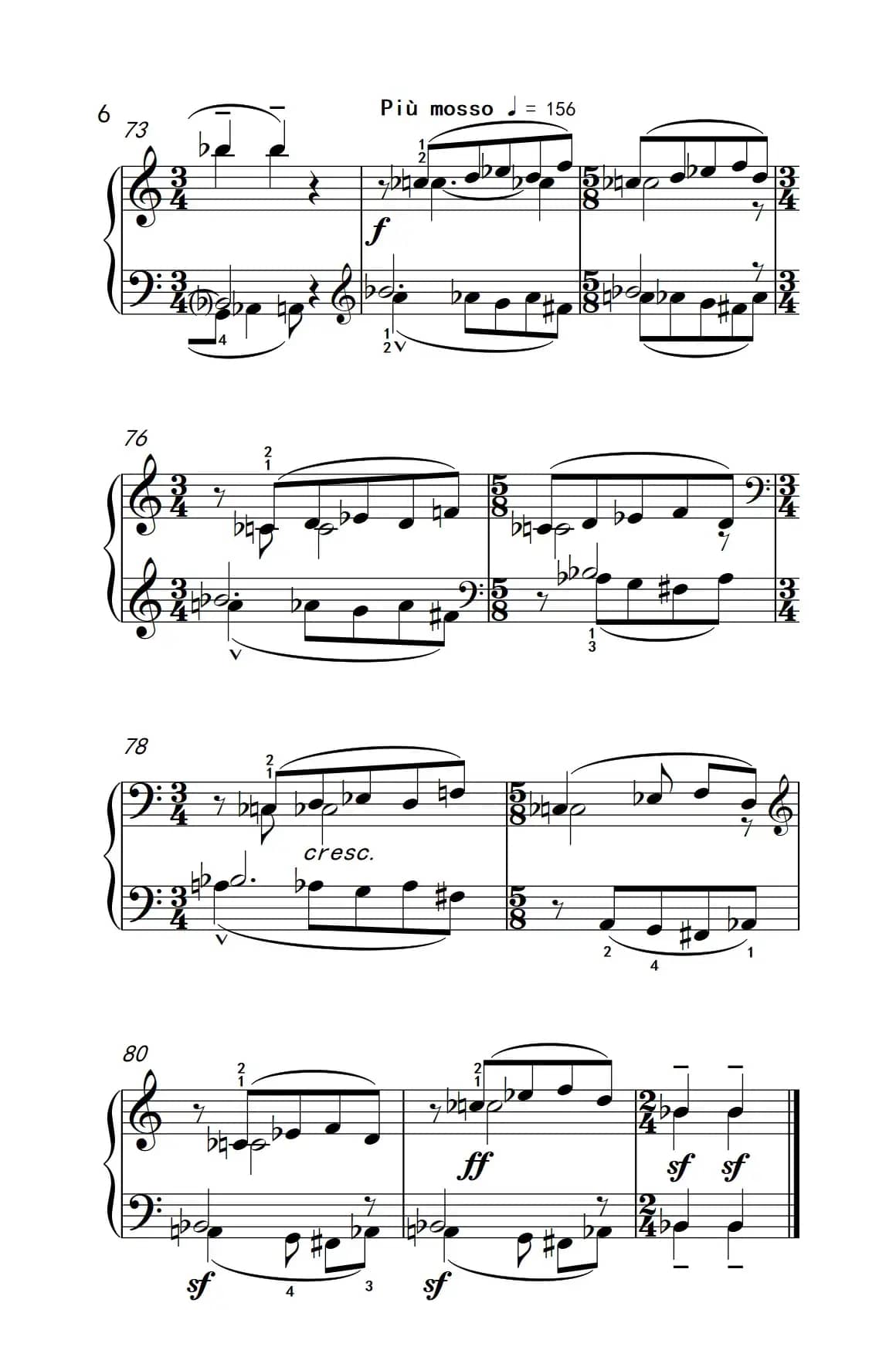 主题和倒影（巴托克 小宇宙 钢琴教程 6）