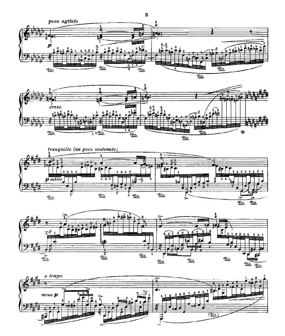 肖邦《练习曲》Fr.Chopin Op.10 No6