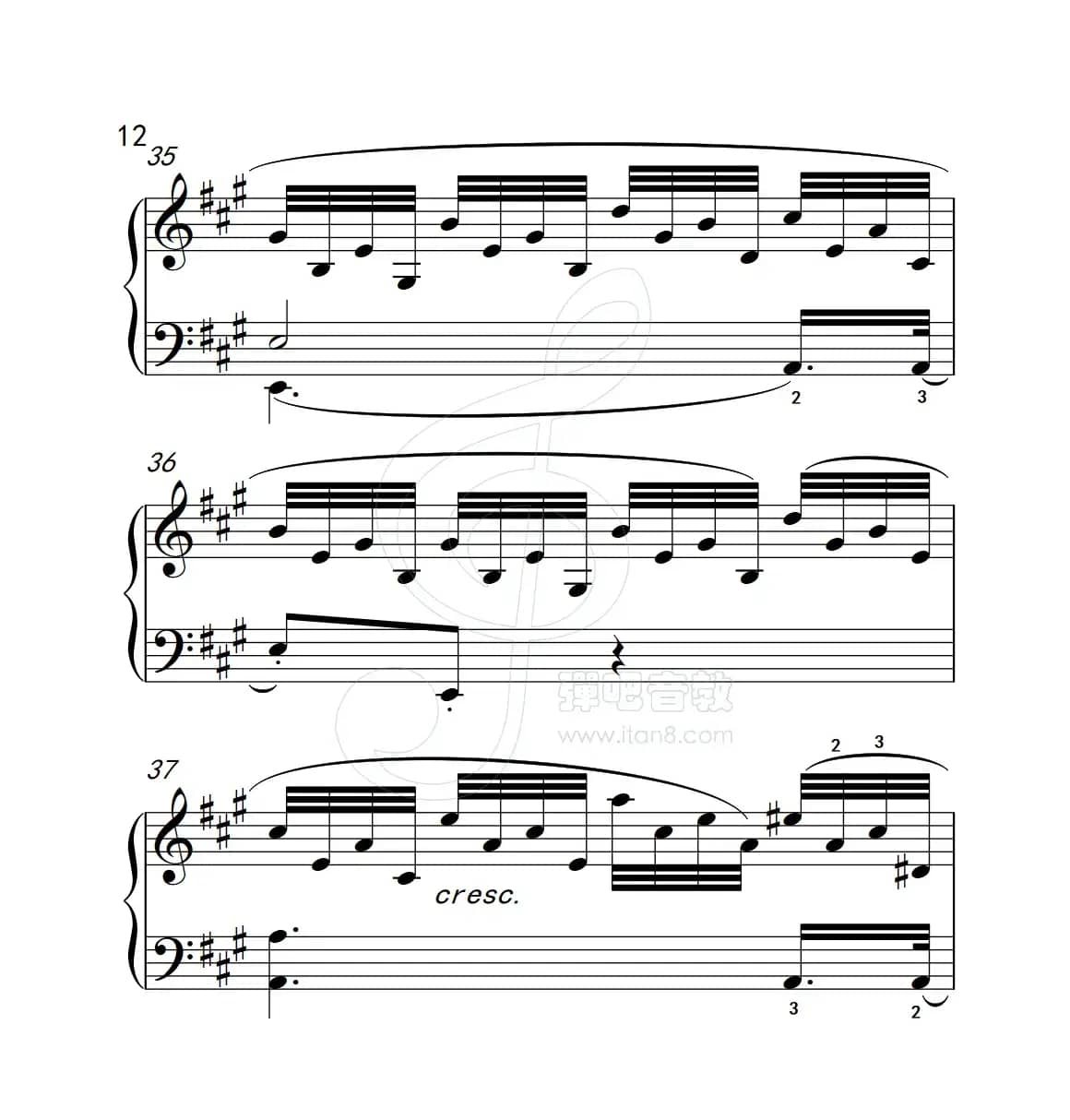 练习曲 37（克拉莫钢琴练习曲60首）