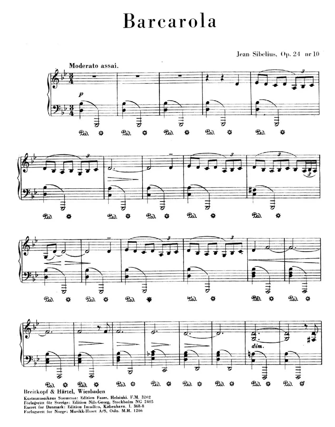 10 Pieces Op.24（10首钢琴小品 No.10）