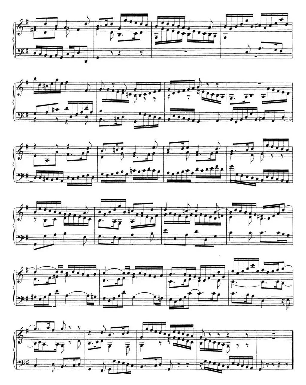 Toccata BWV 916(7首托卡塔·No.7 G大调)